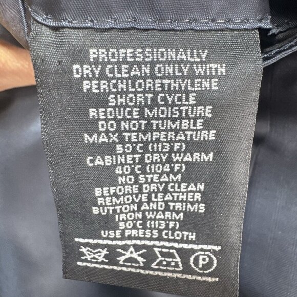 VTG Hickey Freeman By Nordstrom 2 Piece Suit Navy 100% Wool USA Union Made 46 R - Picture 8 of 16